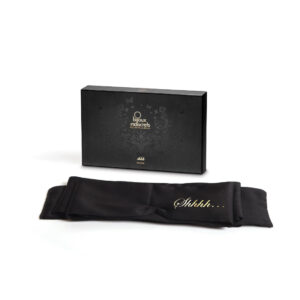 Bijoux Indiscrets Shhh Satin Blindfold and Packaging
