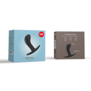 Large Fun Factory Bootie Butt Plug - Black
