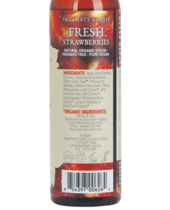 Intimate Earth | Oral Pleasure 4oz Fresh Strawberries Flavored Lubricant