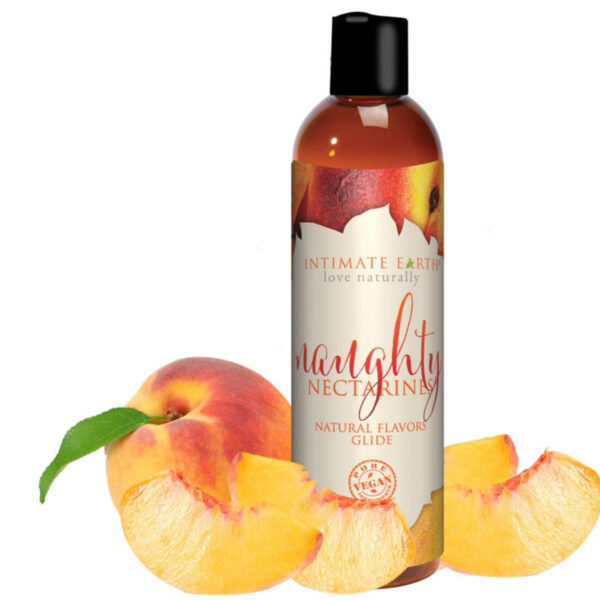 Intimate Earth | Oral Pleasure 4oz Naughty Nectarines Flavored Lubricant