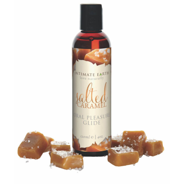 Intimate Earth | Oral Pleasure 4oz Salted Caramel Flavored Lubricant