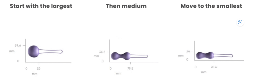 Je Joue Ami 3-Step Kegel Training Set - How To Use