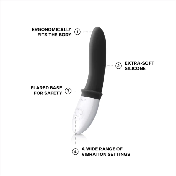 LELO Bily 2 Luxurious Vibrating Prostate Massager - Black