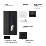 LELO Bily 2 Luxurious Vibrating Prostate Massager - Deep Blue