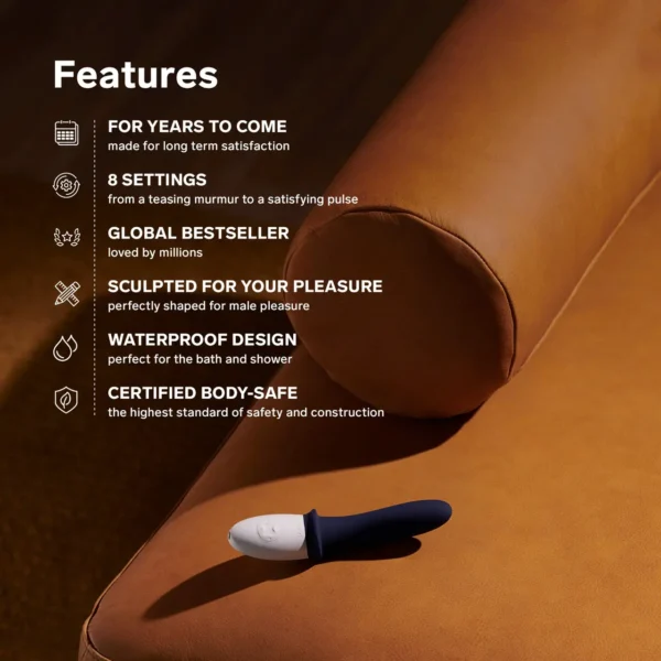 LELO Bily 2 Luxurious Vibrating Prostate Massager - Features