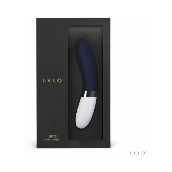 LELO LIV 2 Mid-sized Clitoris & G-spot Vibrator - Deep Blue