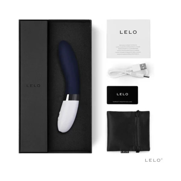 LELO LIV 2 Mid-sized Clitoris & G-spot Vibrator - Deep Blue
