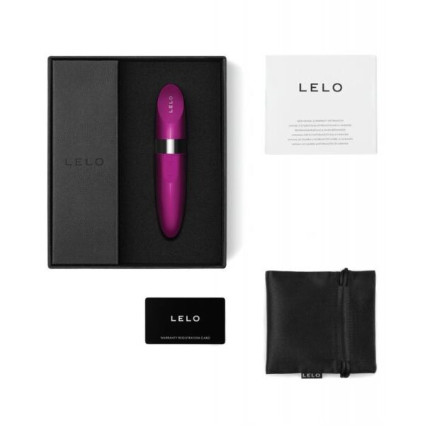LELO Mia 2 Luxury Lipstick Vibrator for Clitoral Stimulation - Deep Rose