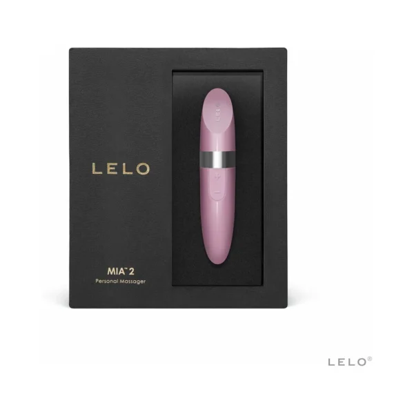 LELO Mia 2 Luxury Lipstick Vibrator for Clitoral Stimulation - Pink