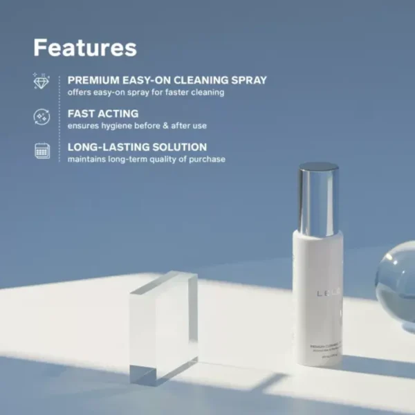 LELO Premium Toy Cleaning Spray Features