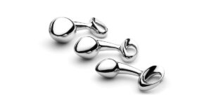 Njoy Pure Plug Small, Medium, and Large Stainless Steel Butt Plugs