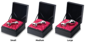 Njoy Pure Plug Small, Medium, and Large Stainless Steel Butt Plugs