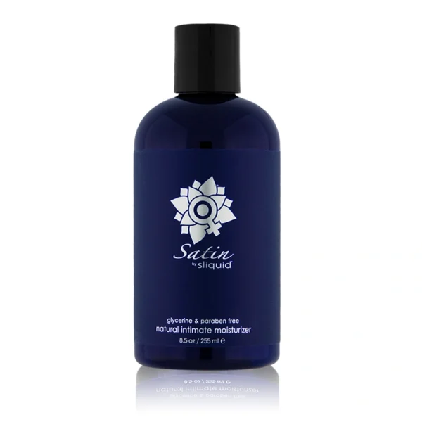 Sliquid Naturals Satin Aloe Vera & Carrageenan Based Intimate Moisturizer 8.5 oz Bottle