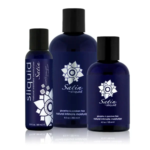 Sliquid Naturals Satin Aloe Vera & Carrageenan Based Intimate Moisturizer-Group