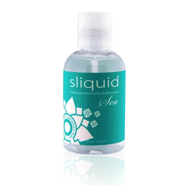 Sliquid Naturals Sea Carrageenan Infused Water-Based Lubricant 4 oz Bottle