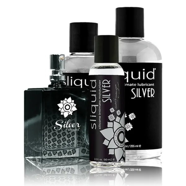 Sliquid Naturals Silver Premium Silicone Lubricant-Group