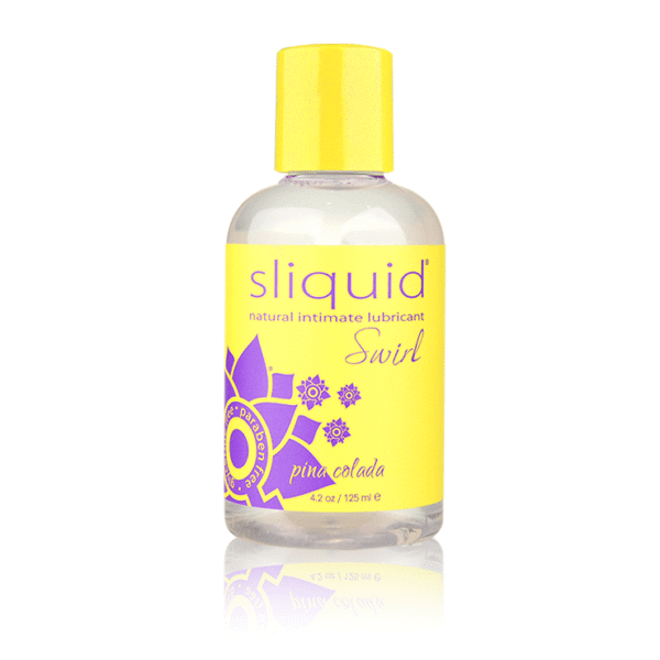 Sliquid Naturals Swirl Flavored Lubricants - Pina Colada-125 ml Bottle