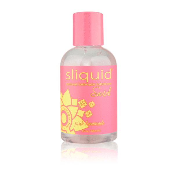 Sliquid Naturals Swirl Flavored Lubricants - Pink Lemonade-125 ml Bottle
