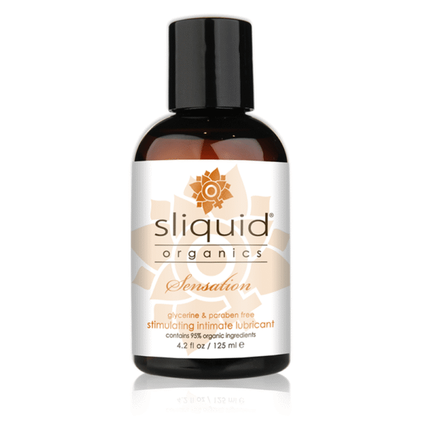 Sliquid Organics-Sensation Aloe-based Warming Lubricant-4.2oz