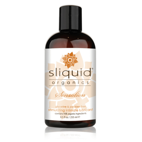 Sliquid Organics-Sensation Aloe-based Warming Lubricant-8.5oz