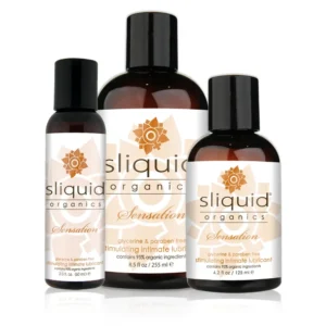 Sliquid Organics-Sensation Aloe-based Warming Lubricant-Group