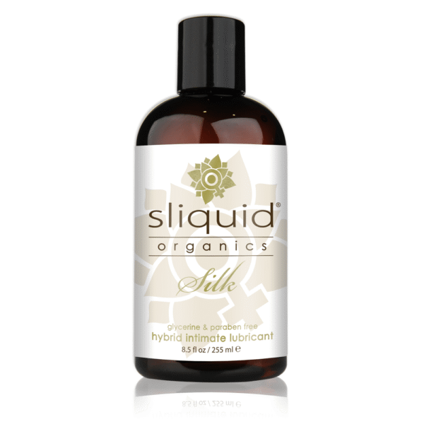 Sliquid Organics - Silk - Aloe & Silicone-Based Hybrid Lubricant 8.5 oz bottle