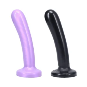 Tantus Silk Dildo - Large - Purple & Black Group