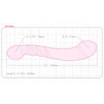 njoy Eleven Deluxe Stainless Steel Dual-ended Dildo Dimensions