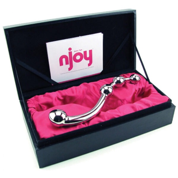 njoy Fun Wand Dual-Ended Anal Bead & G-spot Dildo