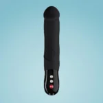 Fun Factory Big Boss XL Dildo Vibrator - Black - front profile