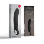 Fun Factory Big Boss XL Dildo Vibrator - Black - packaging