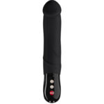 Fun Factory Big Boss XL Dildo Vibrator - Black - front profile