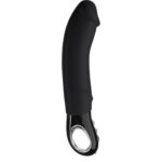 Fun Factory Big Boss XL Dildo Vibrator - Black - side profile