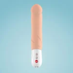 Fun Factory Big Boss XL Dildo Vibrator - Cream - front profile