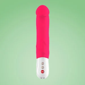 Fun Factory Big Boss XL Dildo Vibrator - Pink - front profile