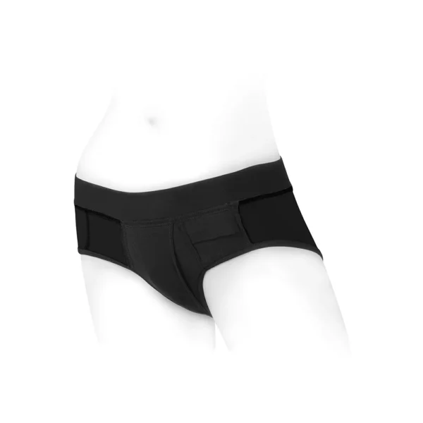 SpareParts Hardwear | Tomboi - Nylon Briefs Harness - Black
