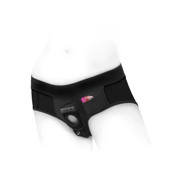 SpareParts Hardwear | Tomboi - Nylon Briefs Harness - Black