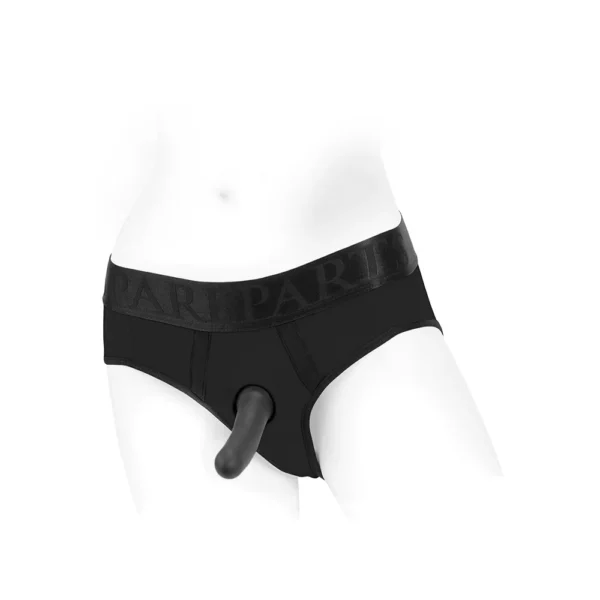 SpareParts Hardwear | Tomboi - Nylon Briefs Harness - Black