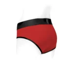 SpareParts Hardwear | Tomboi - Nylon Briefs Harness Red & Black