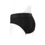 SpareParts Hardwear | Tomboi - Rayon Briefs Strap-On Harness - Black