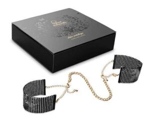 Black Bijoux Indiscrets Desir Metallique Mesh Handcuffs