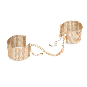 Gold Bijoux Indiscrets Desir Metallique Mesh Handcuffs