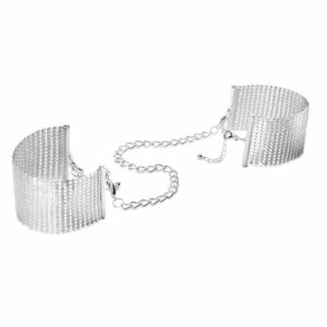 Silver Bijoux Indiscrets Desir Metallique Mesh Handcuffs