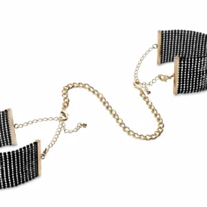 Black Bijoux Indiscrets Desir Metallique Mesh Handcuffs