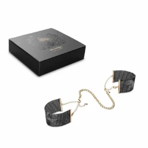 Black Bijoux Indiscrets Desir Metallique Mesh Handcuffs