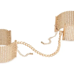 Gold Bijoux Indiscrets Desir Metallique Mesh Handcuffs