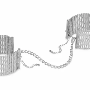 Silver Bijoux Indiscrets Desir Metallique Mesh Handcuffs
