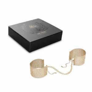 Gold Bijoux Indiscrets Desir Metallique Mesh Handcuffs