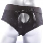 SpareParts Hardwear | Bella Cleavage Booty Short Strap-On Harness - Black