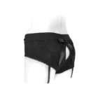 SpareParts Hardwear | Bella Cleavage Booty Short Strap-On Harness - Black
